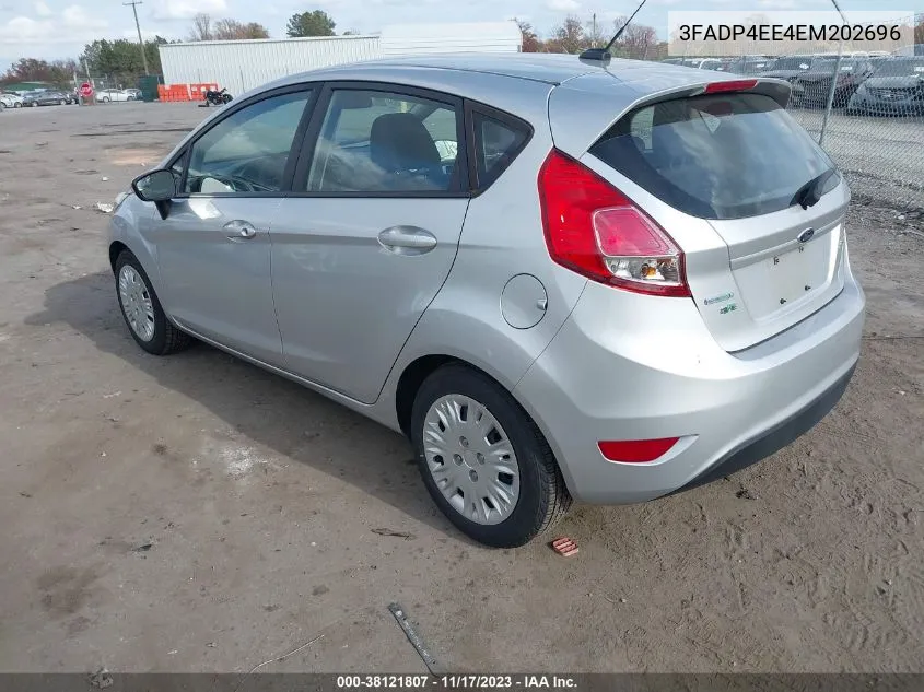 2014 Ford Fiesta Se VIN: 3FADP4EE4EM202696 Lot: 38121807