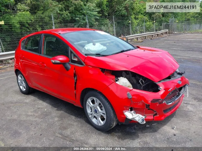 3FADP4EJ1EM244191 2014 Ford Fiesta Se