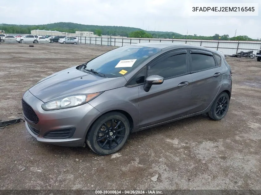 3FADP4EJ2EM216545 2014 Ford Fiesta Se