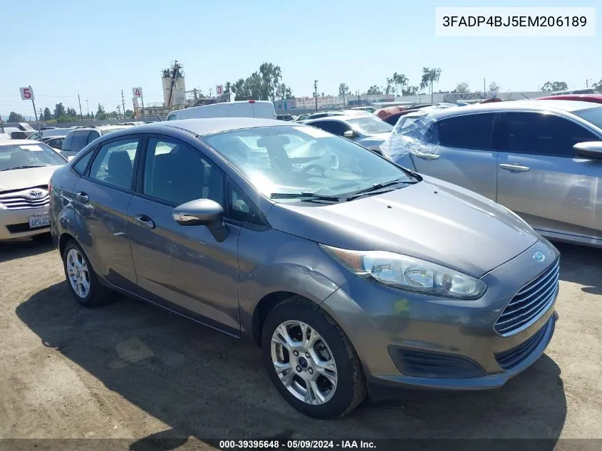 3FADP4BJ5EM206189 2014 Ford Fiesta Se