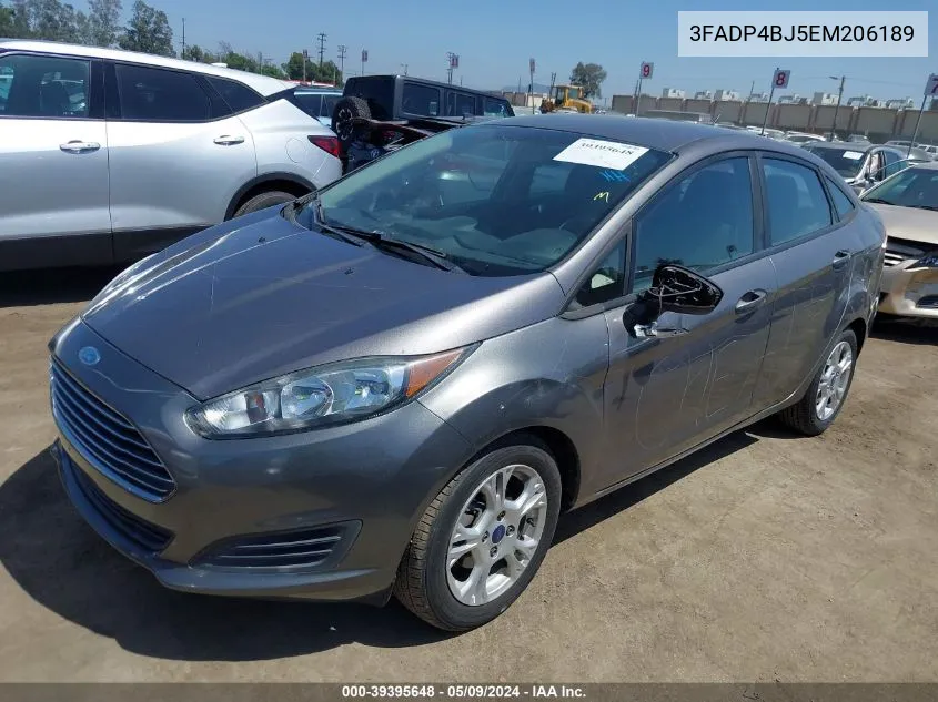 3FADP4BJ5EM206189 2014 Ford Fiesta Se