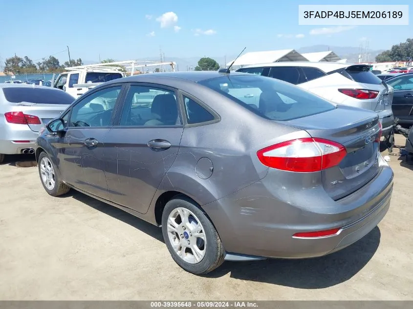 3FADP4BJ5EM206189 2014 Ford Fiesta Se