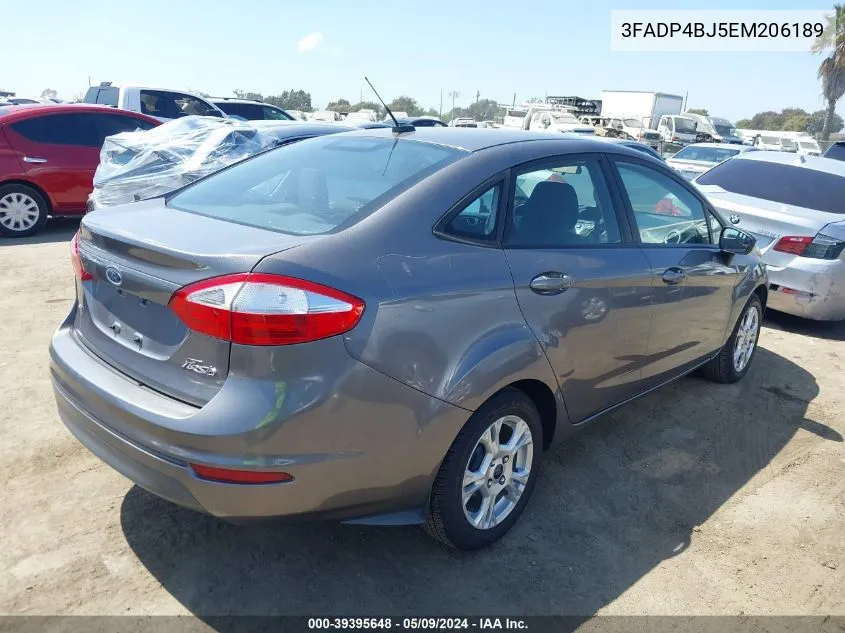 3FADP4BJ5EM206189 2014 Ford Fiesta Se