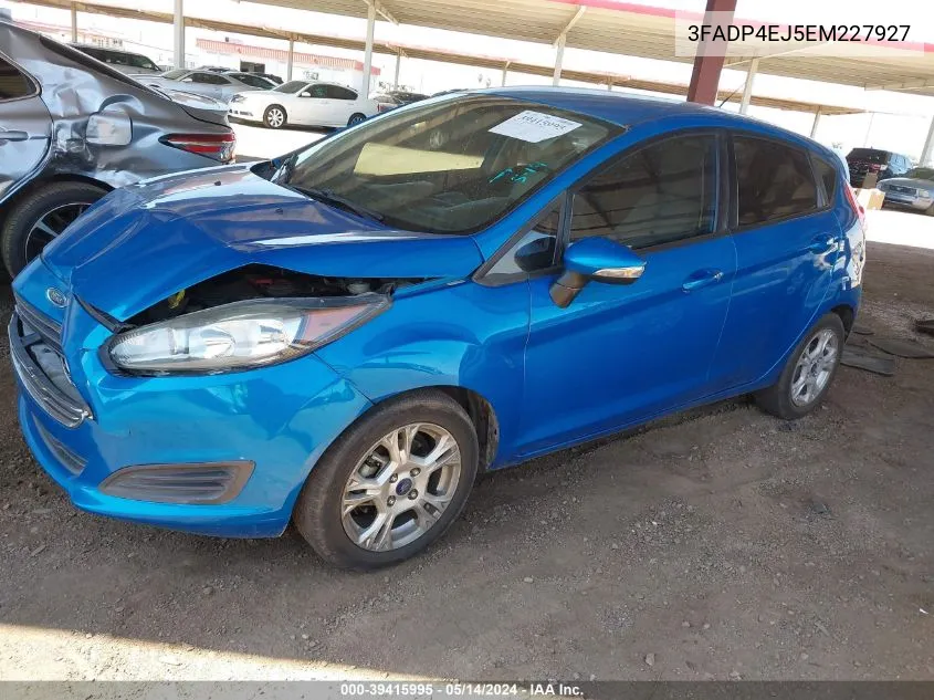 3FADP4EJ5EM227927 2014 Ford Fiesta Se