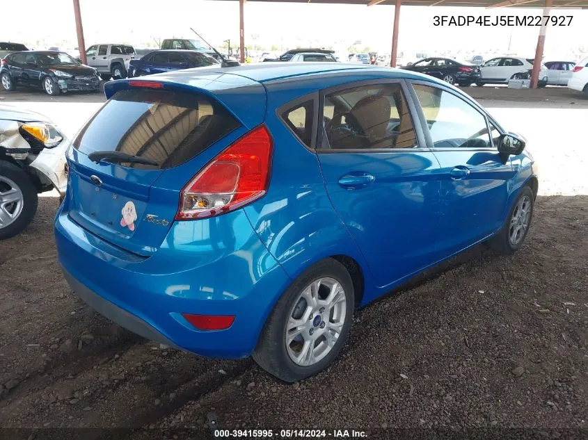 3FADP4EJ5EM227927 2014 Ford Fiesta Se