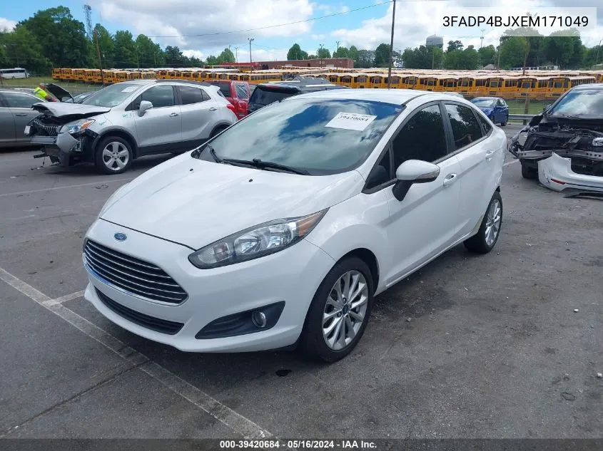 2014 Ford Fiesta Se VIN: 3FADP4BJXEM171049 Lot: 39420684