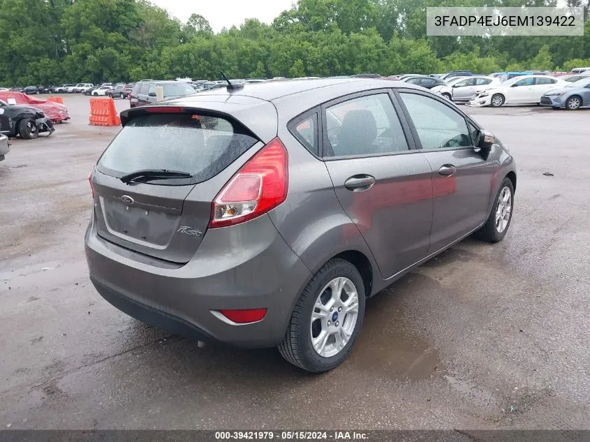 3FADP4EJ6EM139422 2014 Ford Fiesta Se