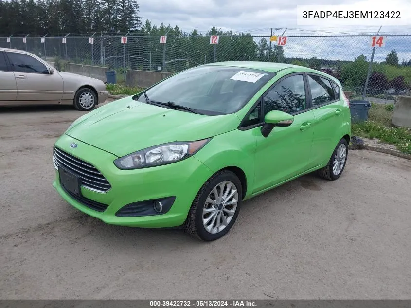 3FADP4EJ3EM123422 2014 Ford Fiesta Se