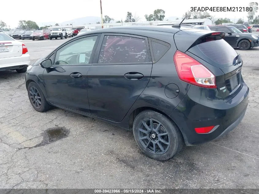 2014 Ford Fiesta Se VIN: 3FADP4EE8EM212180 Lot: 39423966