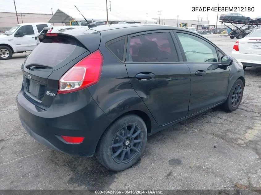 2014 Ford Fiesta Se VIN: 3FADP4EE8EM212180 Lot: 39423966