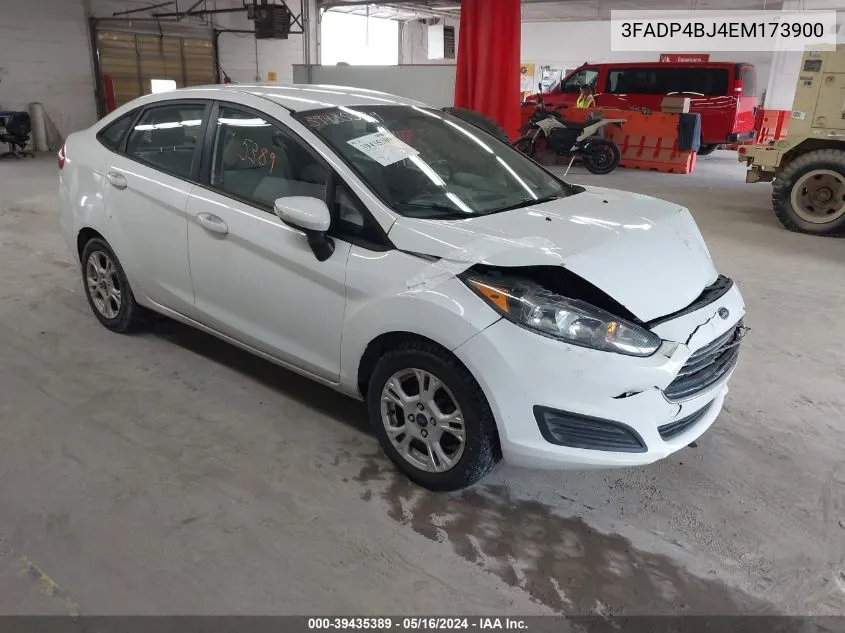 2014 Ford Fiesta Se VIN: 3FADP4BJ4EM173900 Lot: 39435389