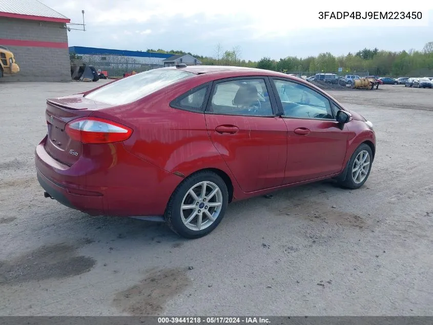 2014 Ford Fiesta Se VIN: 3FADP4BJ9EM223450 Lot: 39441218