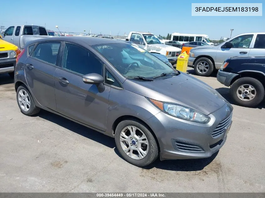 3FADP4EJ5EM183198 2014 Ford Fiesta Se