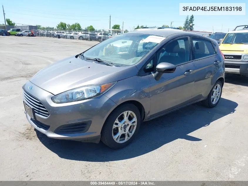 2014 Ford Fiesta Se VIN: 3FADP4EJ5EM183198 Lot: 39454449