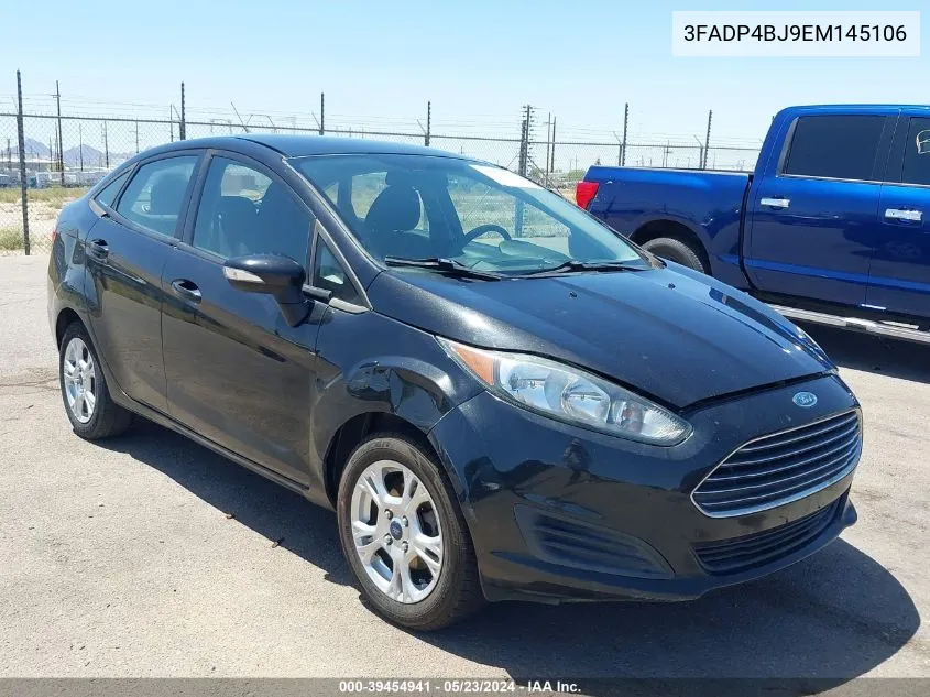 2014 Ford Fiesta Se VIN: 3FADP4BJ9EM145106 Lot: 39454941