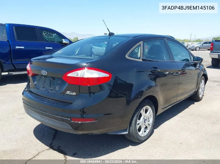 2014 Ford Fiesta Se VIN: 3FADP4BJ9EM145106 Lot: 39454941