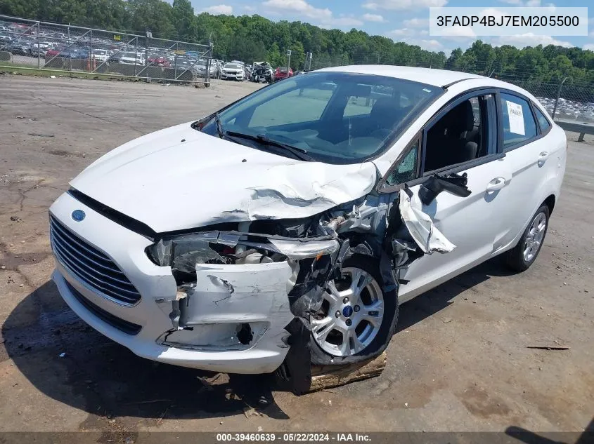 2014 Ford Fiesta Se VIN: 3FADP4BJ7EM205500 Lot: 39460639