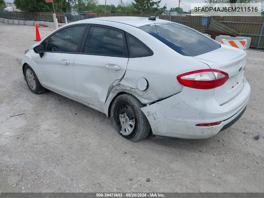 3FADP4AJ6EM211516 2014 Ford Fiesta S