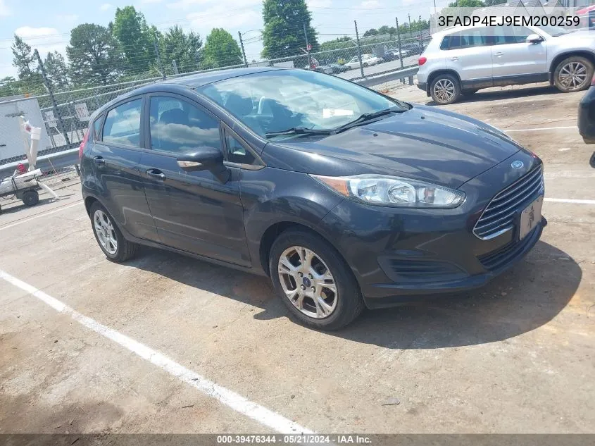 3FADP4EJ9EM200259 2014 Ford Fiesta Se