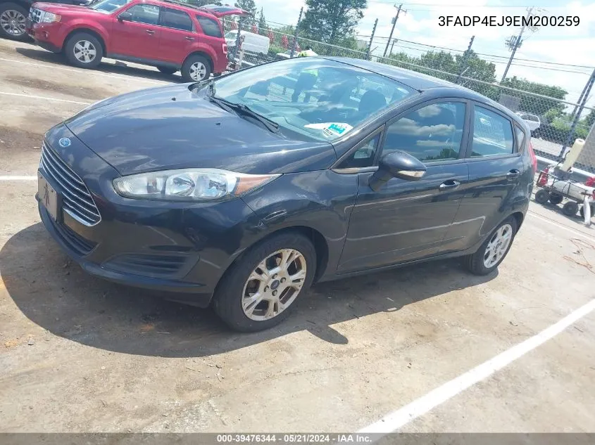 3FADP4EJ9EM200259 2014 Ford Fiesta Se