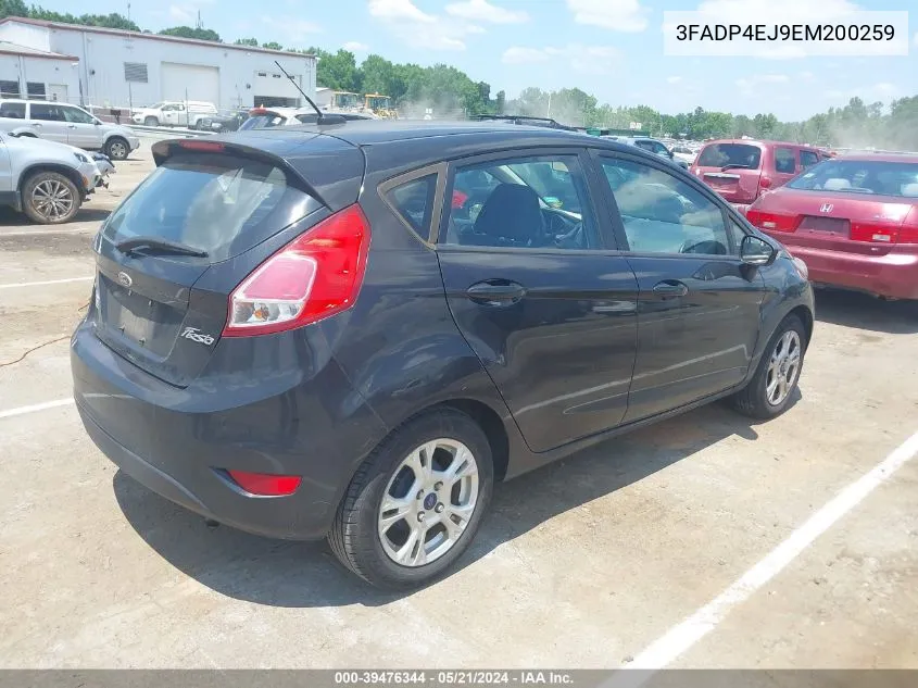 3FADP4EJ9EM200259 2014 Ford Fiesta Se