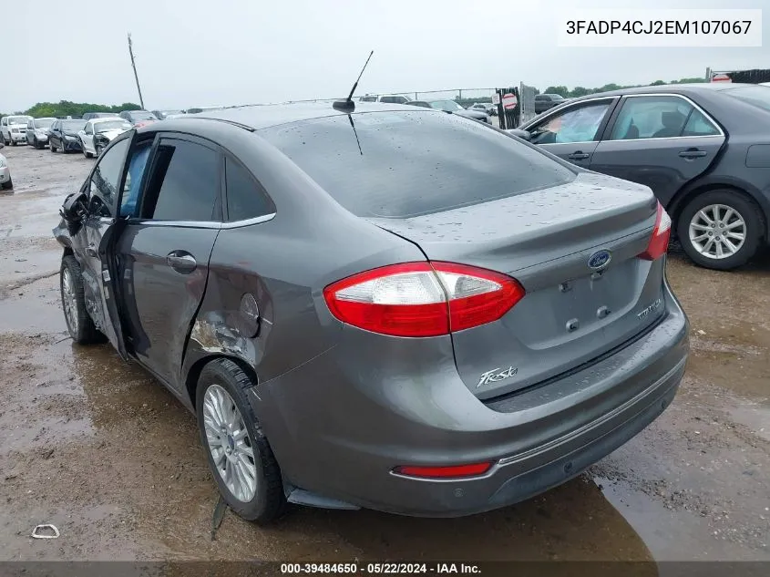 3FADP4CJ2EM107067 2014 Ford Fiesta Titanium