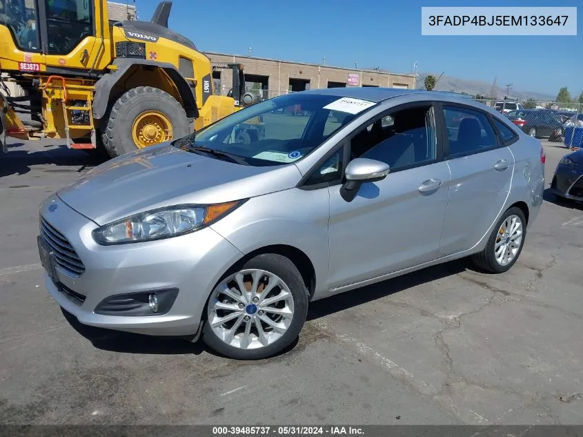 2014 Ford Fiesta Se VIN: 3FADP4BJ5EM133647 Lot: 39485737