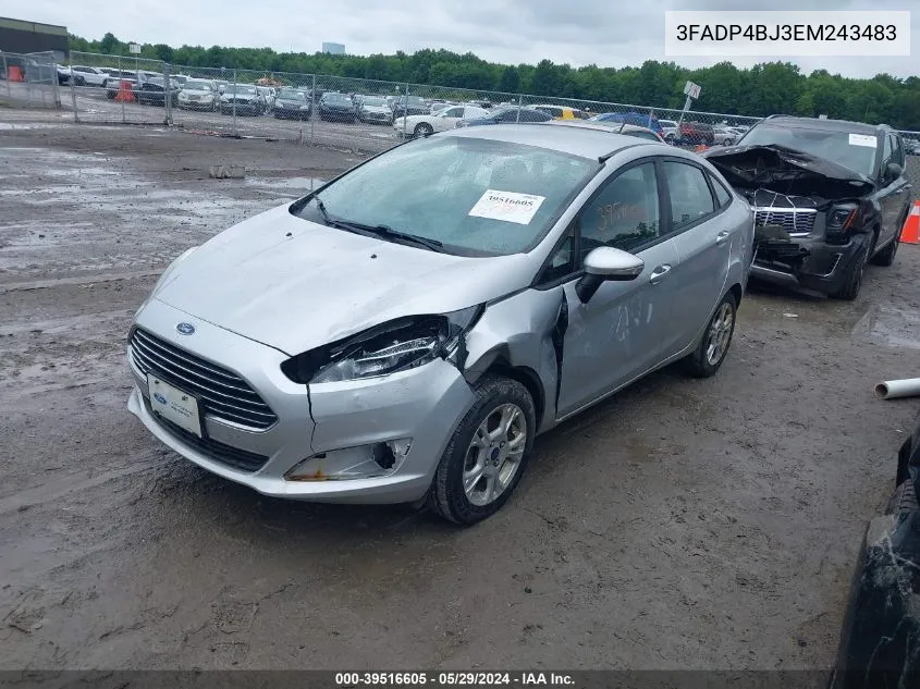 3FADP4BJ3EM243483 2014 Ford Fiesta Se