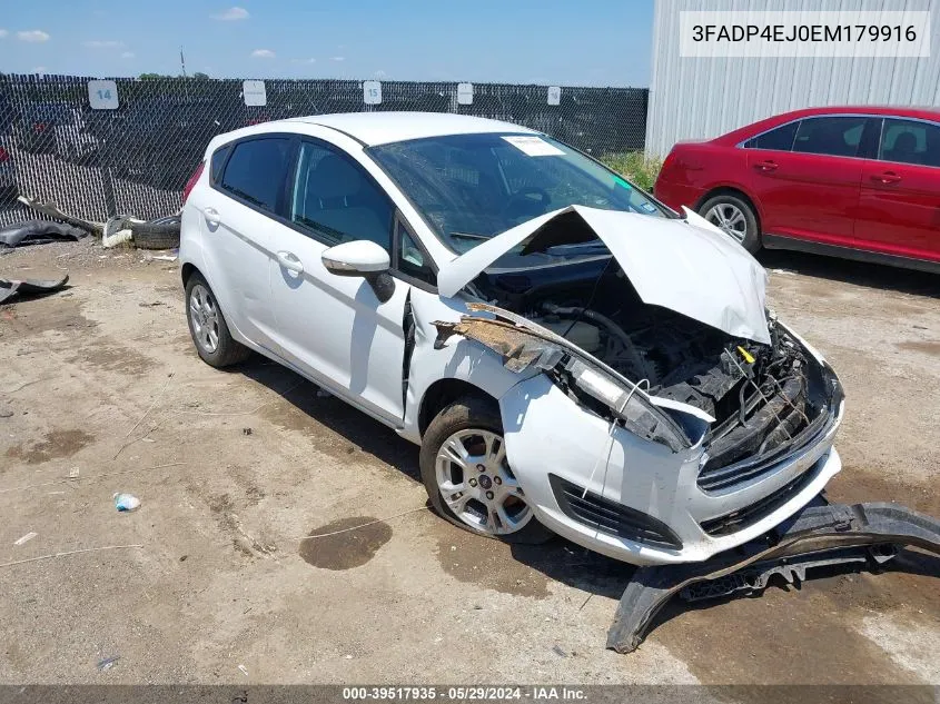 3FADP4EJ0EM179916 2014 Ford Fiesta Se