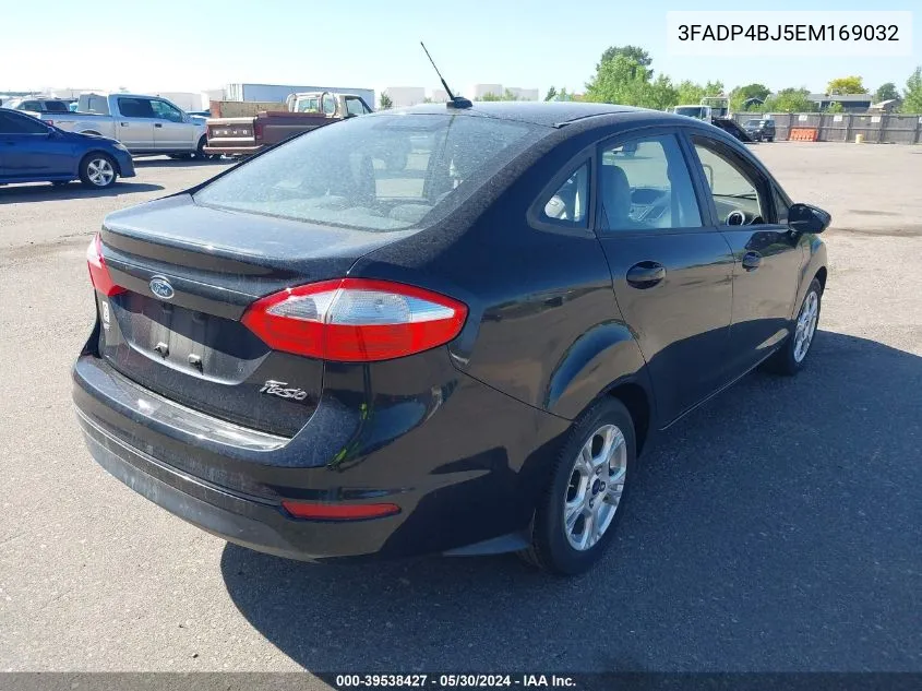 2014 Ford Fiesta Se VIN: 3FADP4BJ5EM169032 Lot: 39538427