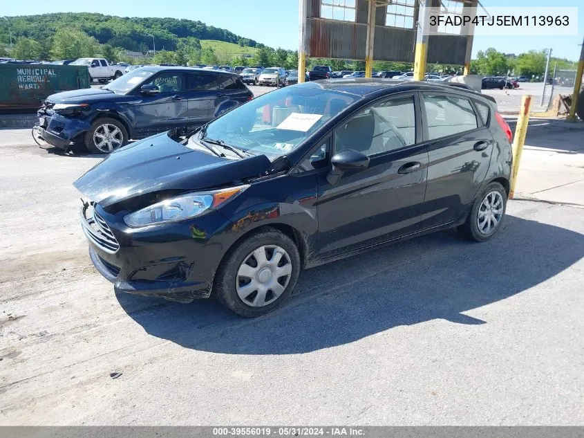 2014 Ford Fiesta S VIN: 3FADP4TJ5EM113963 Lot: 39556019