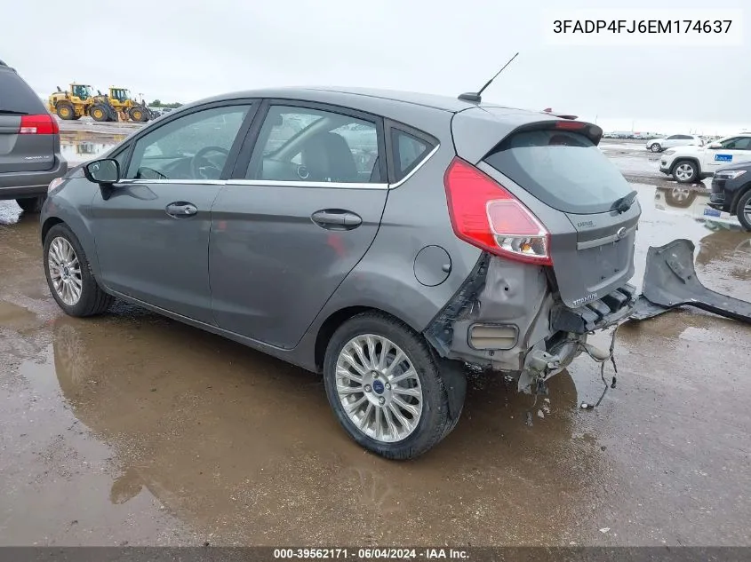 3FADP4FJ6EM174637 2014 Ford Fiesta Titanium