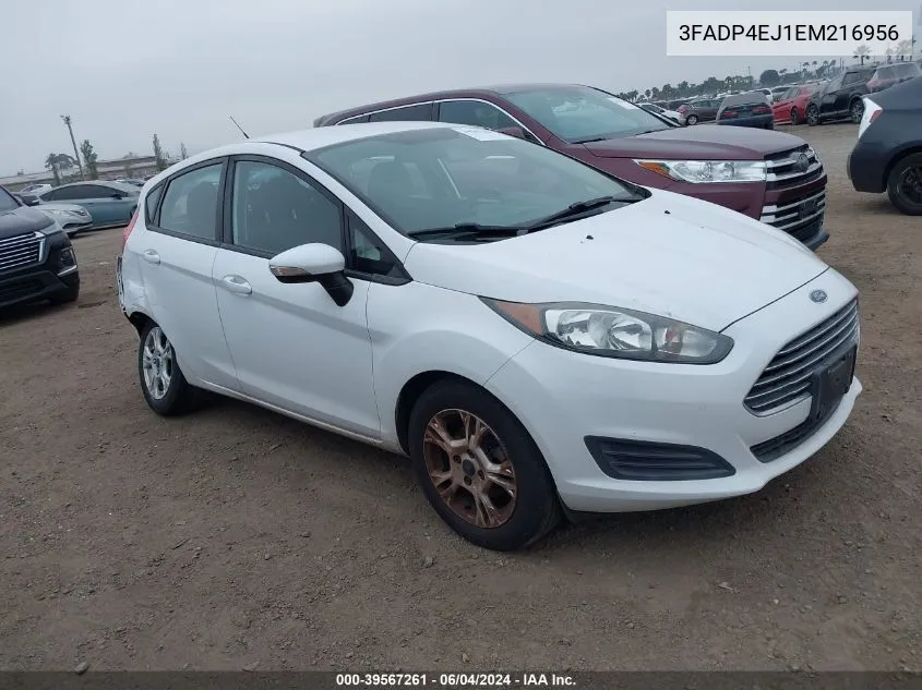 3FADP4EJ1EM216956 2014 Ford Fiesta Se