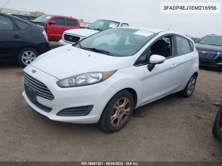 3FADP4EJ1EM216956 2014 Ford Fiesta Se