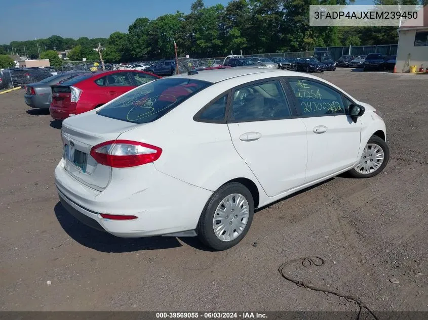 3FADP4AJXEM239450 2014 Ford Fiesta S