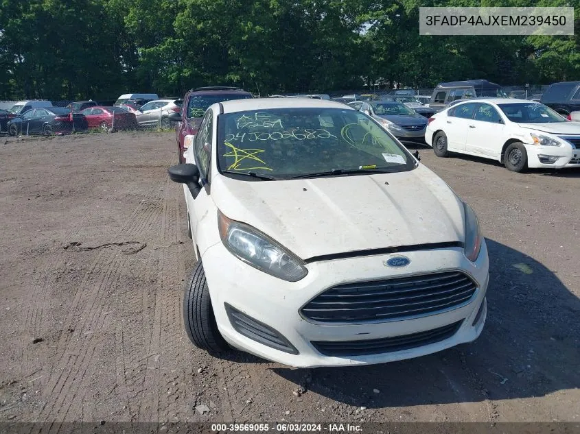 3FADP4AJXEM239450 2014 Ford Fiesta S