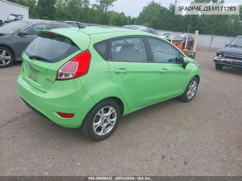 3FADP4EJ2EM171283 2014 Ford Fiesta Se