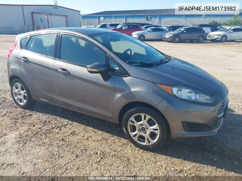 2014 Ford Fiesta Se VIN: 3FADP4EJ5EM173982 Lot: 39569614