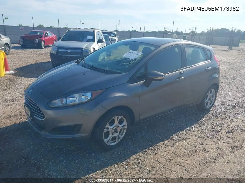 2014 Ford Fiesta Se VIN: 3FADP4EJ5EM173982 Lot: 39569614