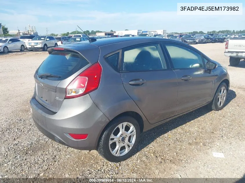 2014 Ford Fiesta Se VIN: 3FADP4EJ5EM173982 Lot: 39569614