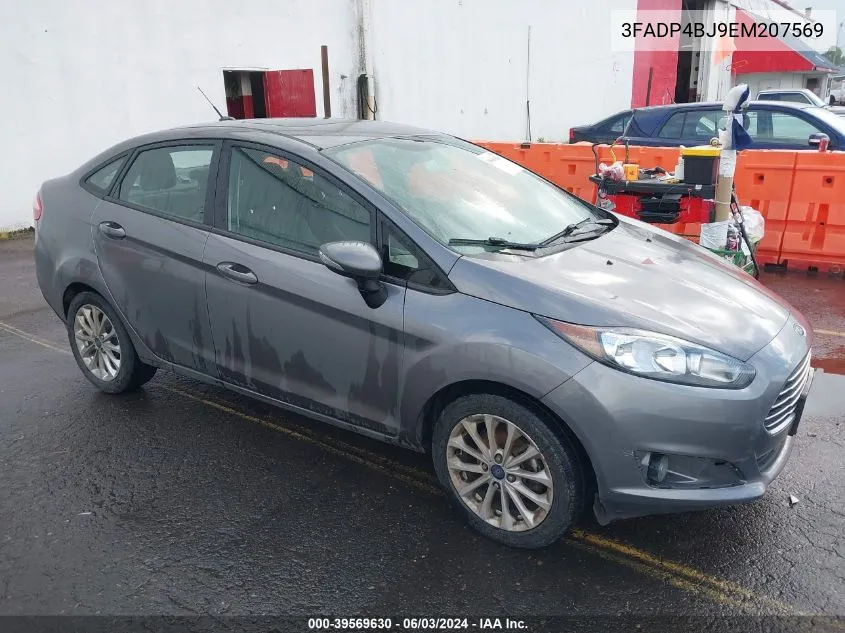 2014 Ford Fiesta Se VIN: 3FADP4BJ9EM207569 Lot: 39569630