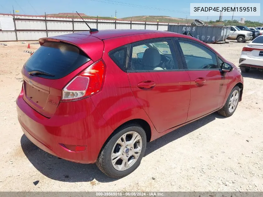 2014 Ford Fiesta Se VIN: 3FADP4EJ9EM159518 Lot: 39569818