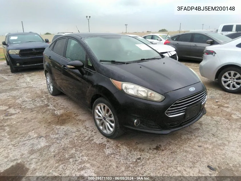 2014 Ford Fiesta Se VIN: 3FADP4BJ5EM200148 Lot: 39571103