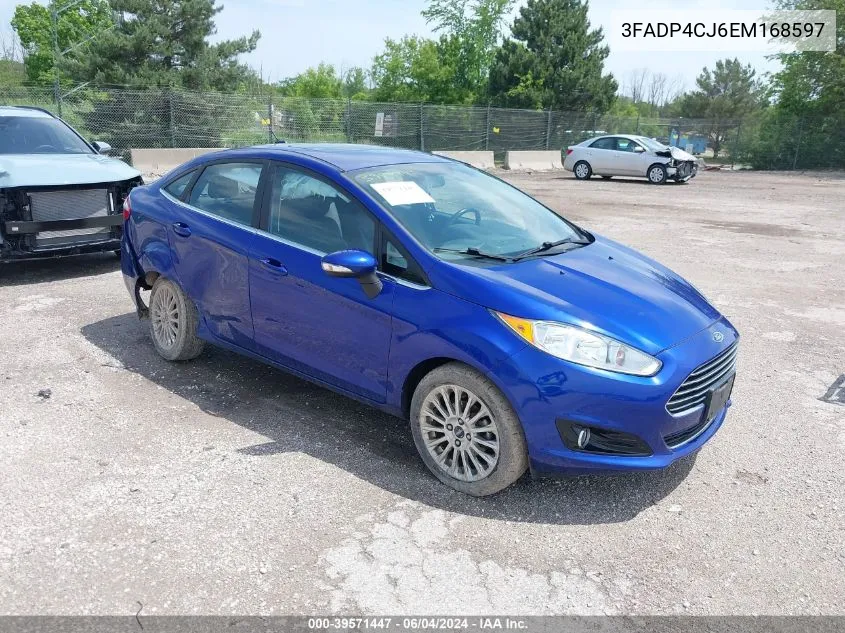 3FADP4CJ6EM168597 2014 Ford Fiesta Titanium