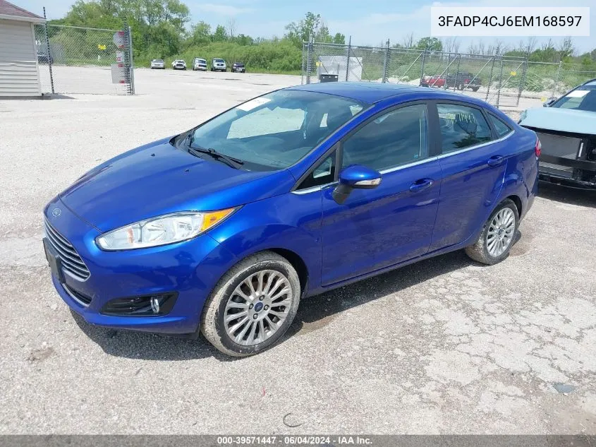 3FADP4CJ6EM168597 2014 Ford Fiesta Titanium