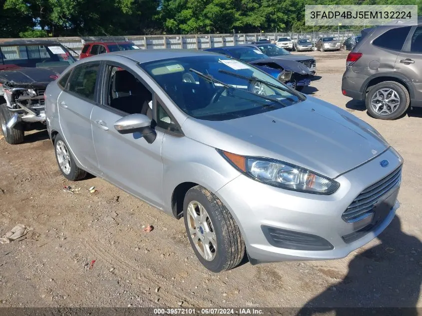 2014 Ford Fiesta Se VIN: 3FADP4BJ5EM132224 Lot: 39572101