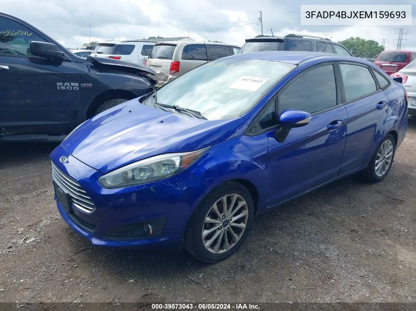 2014 Ford Fiesta Se VIN: 3FADP4BJXEM159693 Lot: 39573043