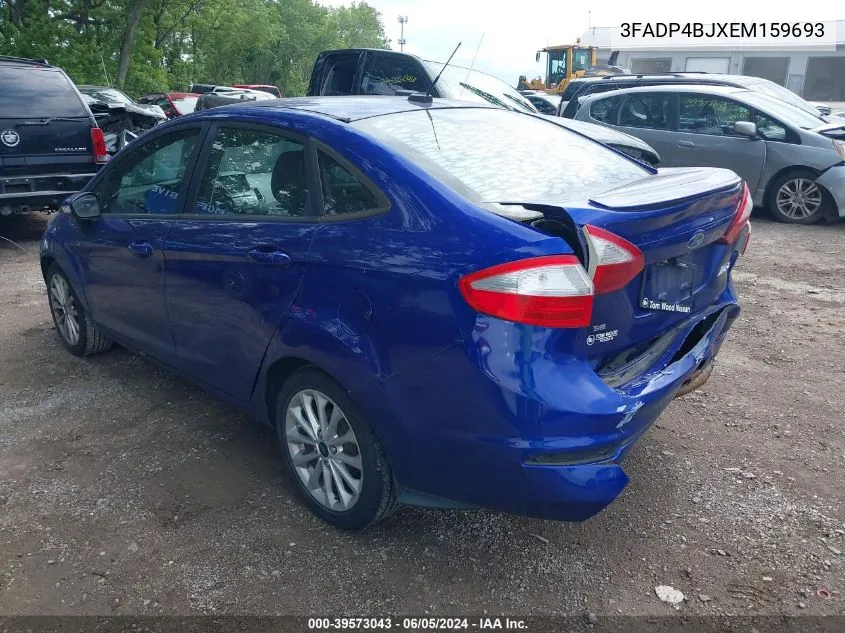 3FADP4BJXEM159693 2014 Ford Fiesta Se