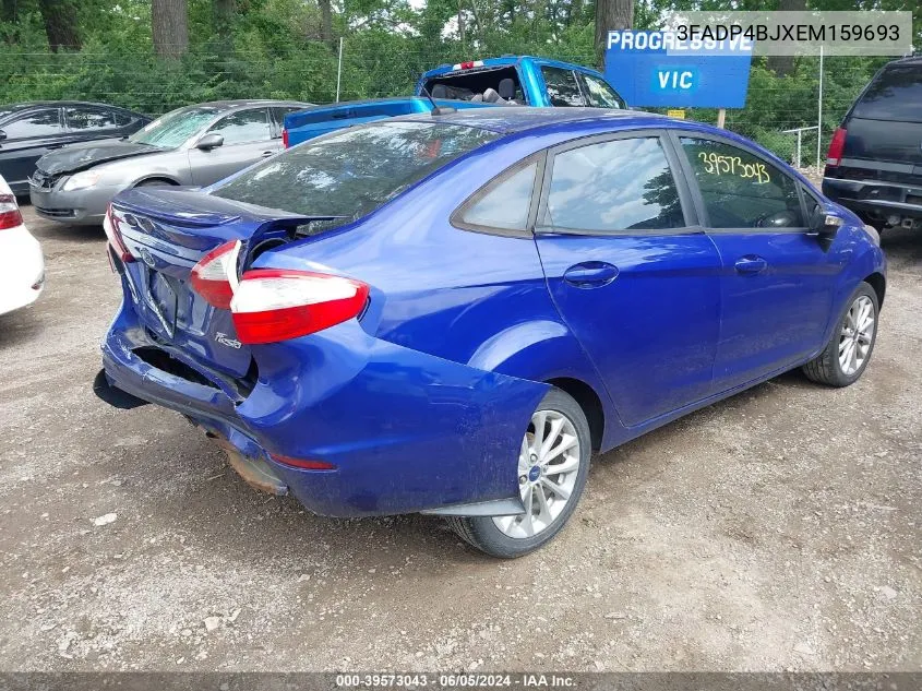 3FADP4BJXEM159693 2014 Ford Fiesta Se