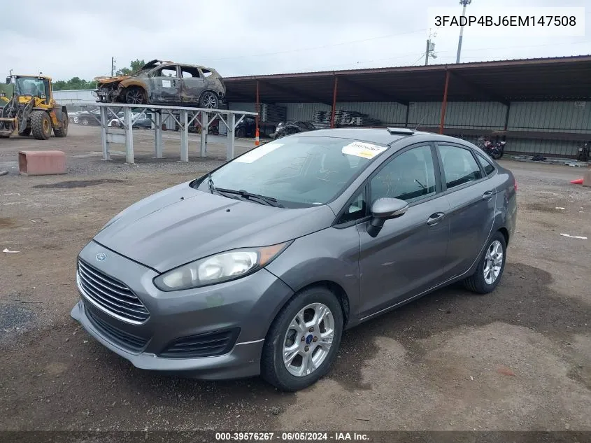 3FADP4BJ6EM147508 2014 Ford Fiesta Se